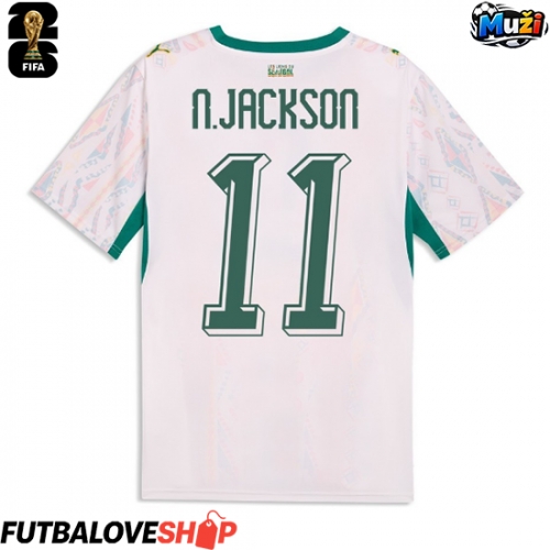 Dres Senegal Nicolas Jackson #11 Domáci MS 2026 Krátky Rukáv